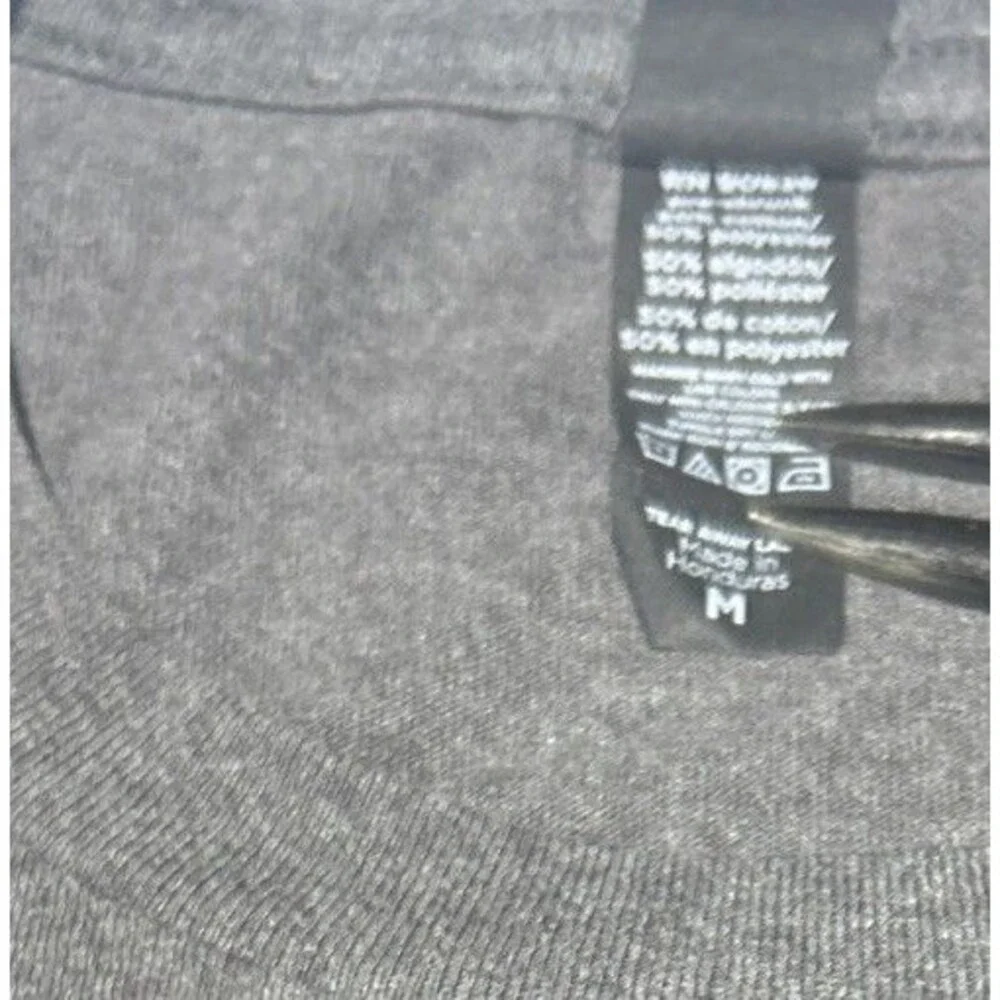 Evan Williams Kentucky Straight Bourbon Whiskey T-Shirt Mens Medium Heather Grey